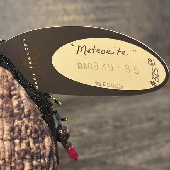 Mary Frances Beaded Handbag, Beaded Women's Bag. - Picture 11 of 13